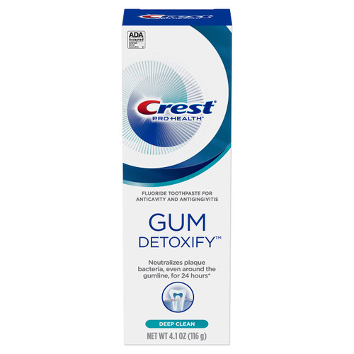 Crest Gum Detoxify Deep Clean Anticavity Fluoride Toothpaste