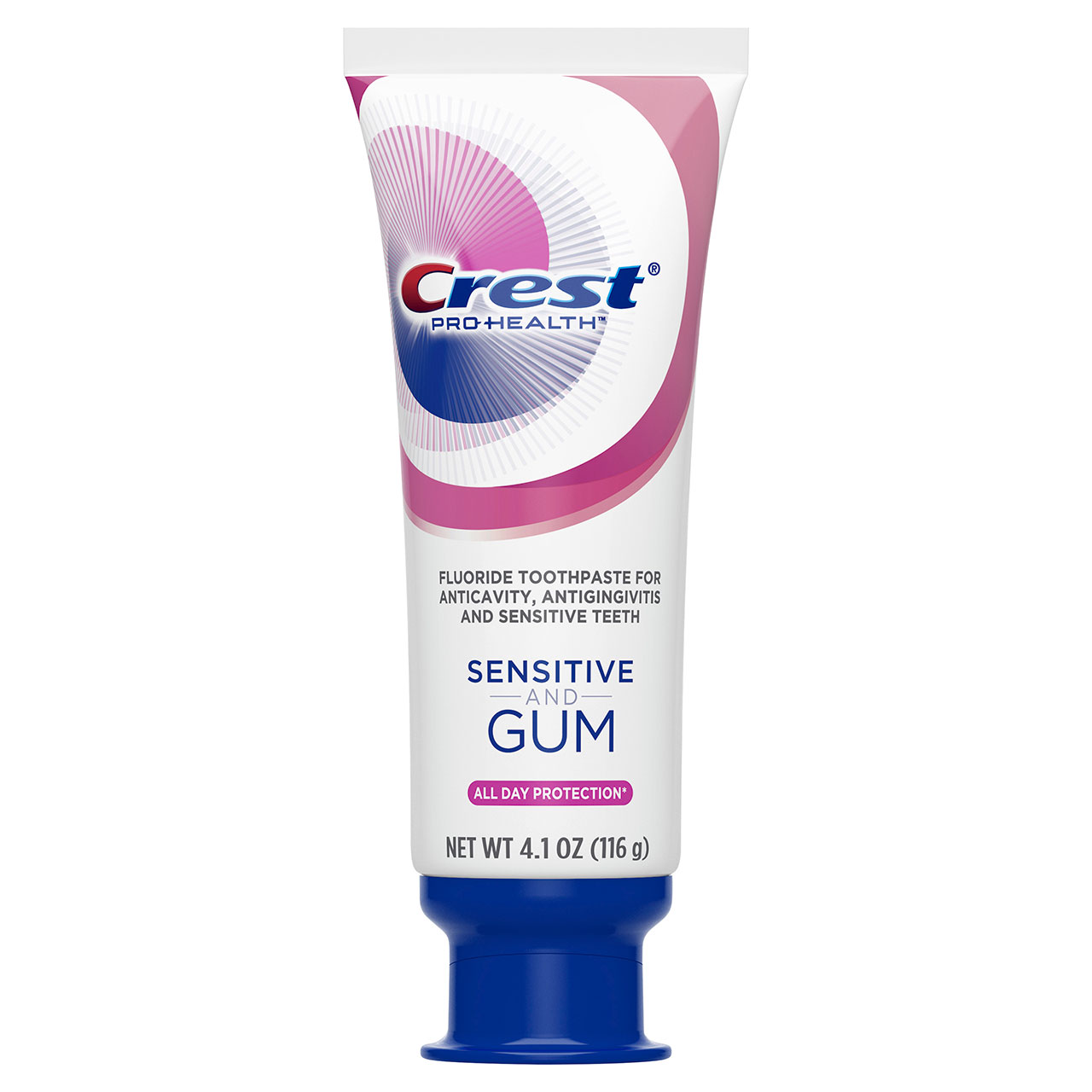 Crest Sensitive & Gum All Day Protection Anticavity Fluoride Toothpaste - 4.1oz