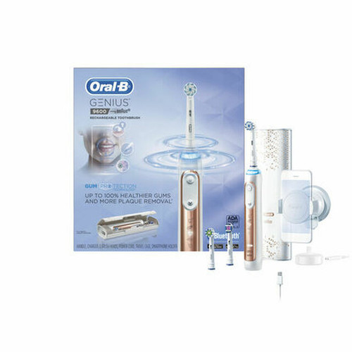 Genius 9600 Rechargeable Electric Toothbrush, Rose Gold