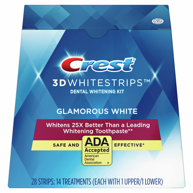 Crest 3DWhitestrips Glamorous White