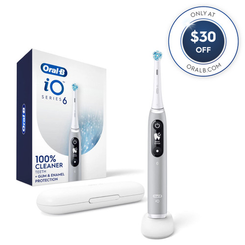 iO Series 6 Electric Toothbrush, Grey Opal