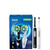 Oral-B Pro 1000 Rechargeable Electric Toothbrush Twin Pack, Black and White