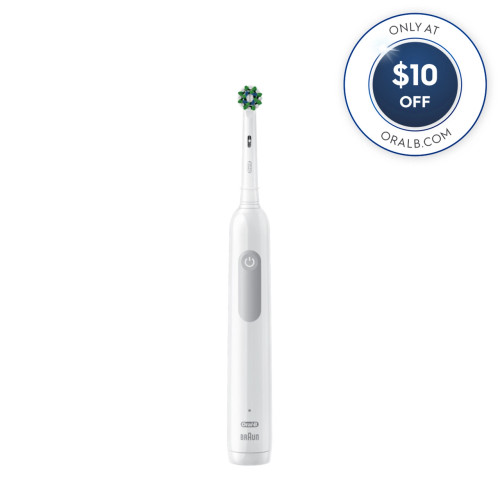 Pro 1000 Rechargeable Electric Toothbrush, White