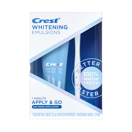 Crest Whitening Emulsions with Wand Applicator