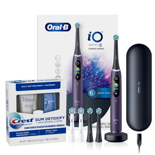 Premium Whitening + Gum Care Smart Brushing Kit, Violet