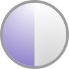 violet ametrine and white